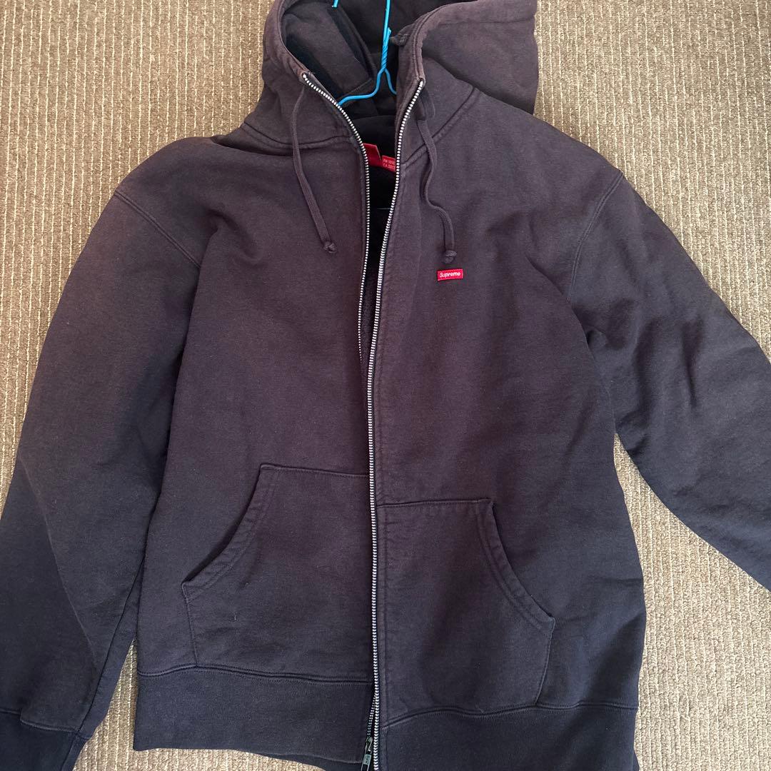 ポコ supreme スモールロゴパーカー mサイズ ネイビー