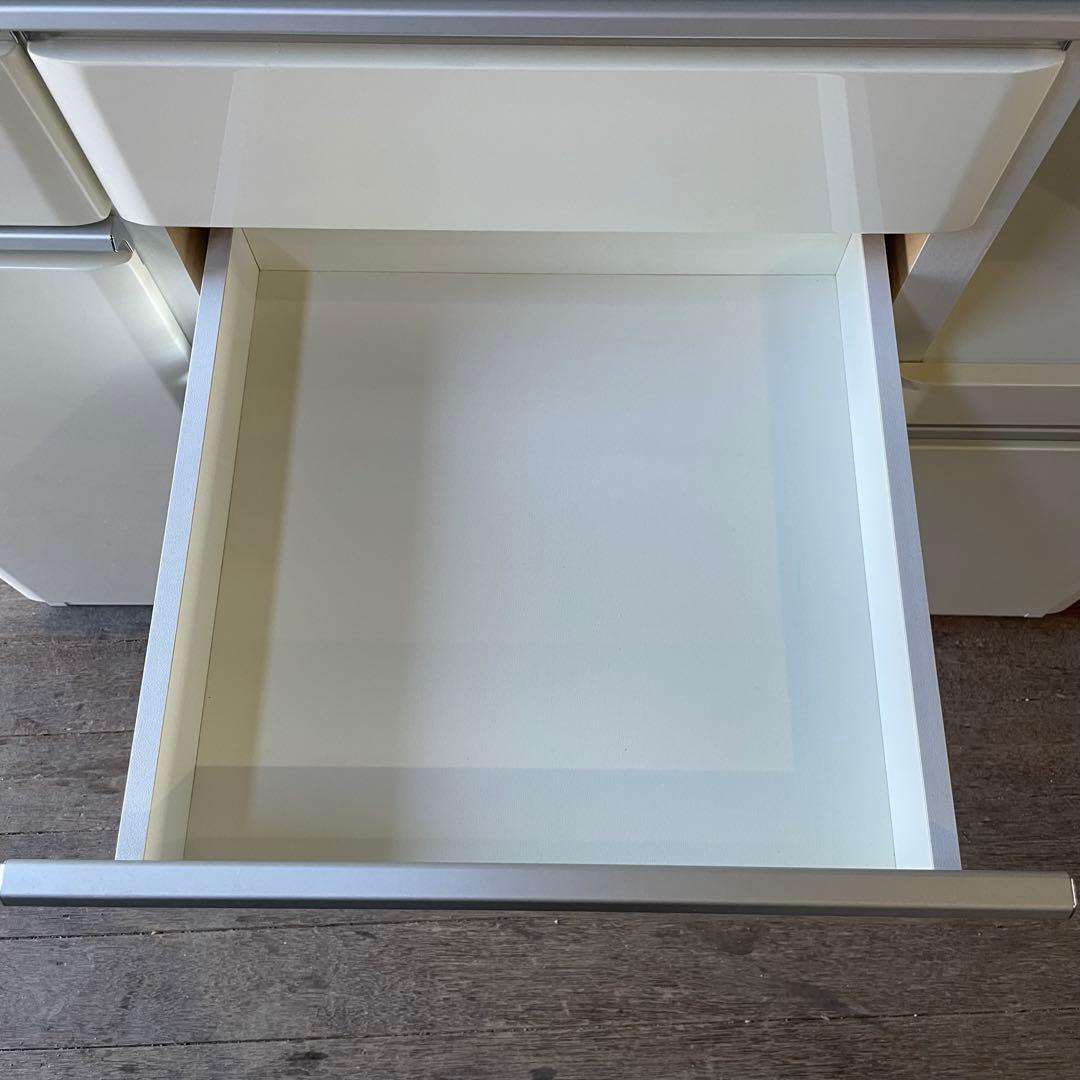 NITORI ニトリ 食器棚 120KB-WH キッチンボード アルミナ2 白