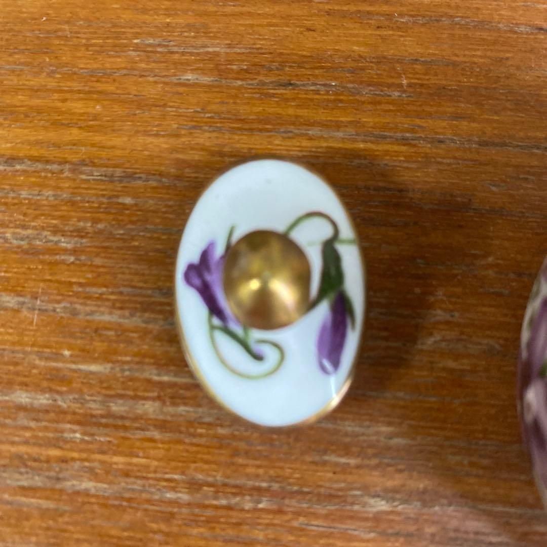 ハマースレイ ヴィクトリアン　バイオレット　ミニチュア　ティーポット　スミレ