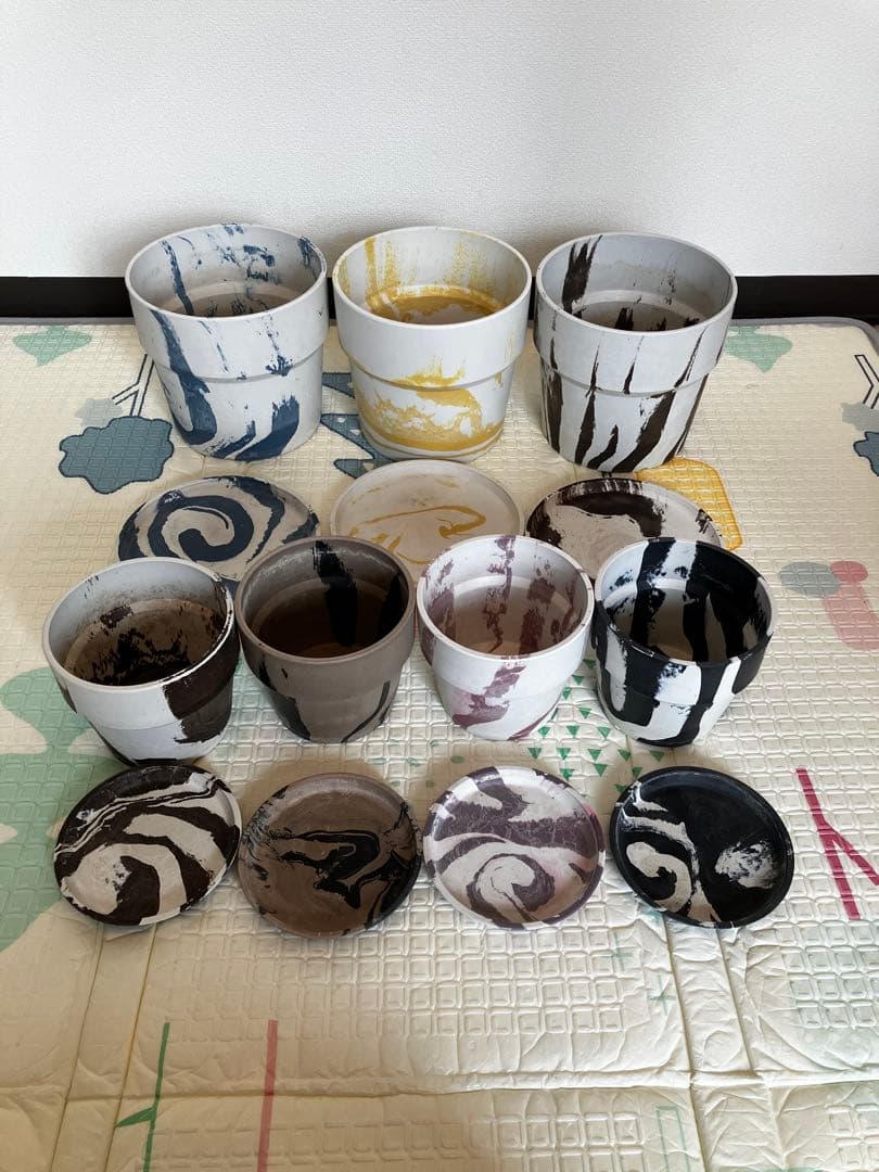 POSH LIVINGアーバン プランツポット7個セット