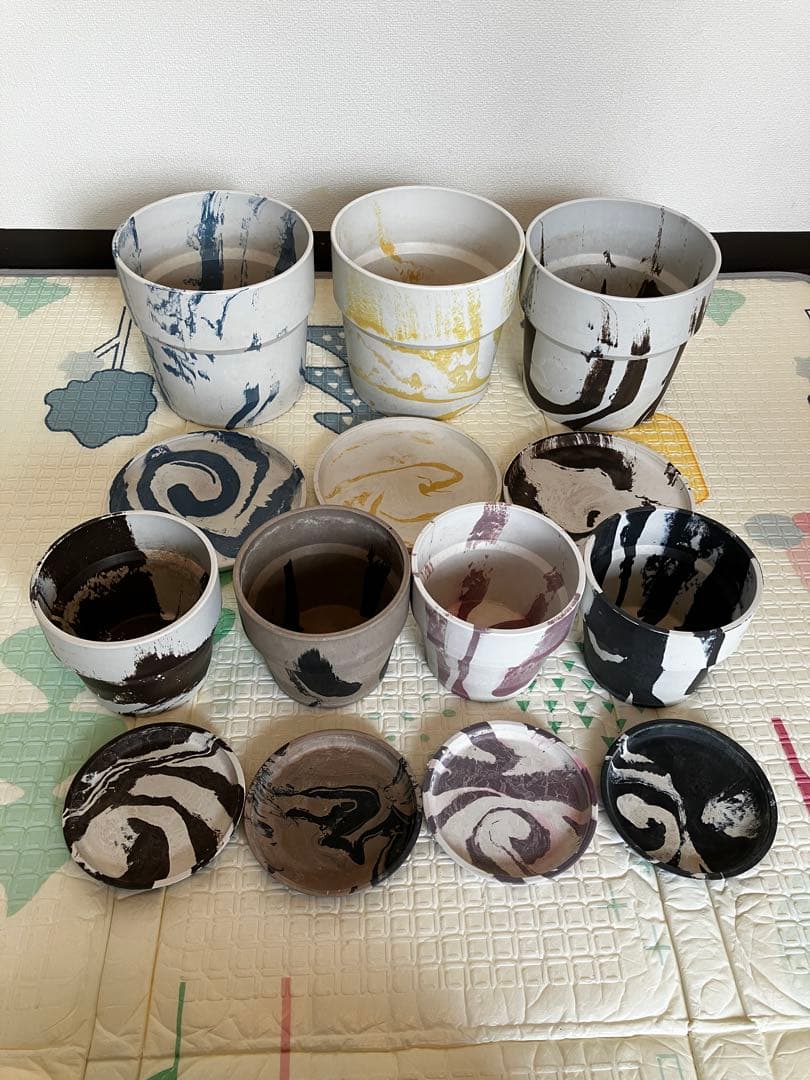 POSH LIVINGアーバン プランツポット7個セット