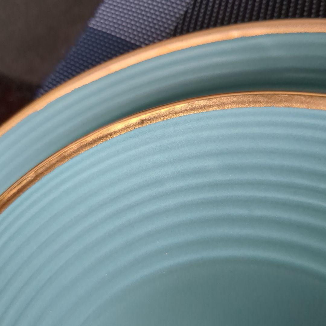 北欧モダン食器　食器セット　大皿ブルーカラー