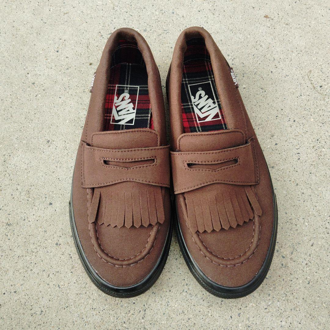 Vans fudge ローファー ブラウン