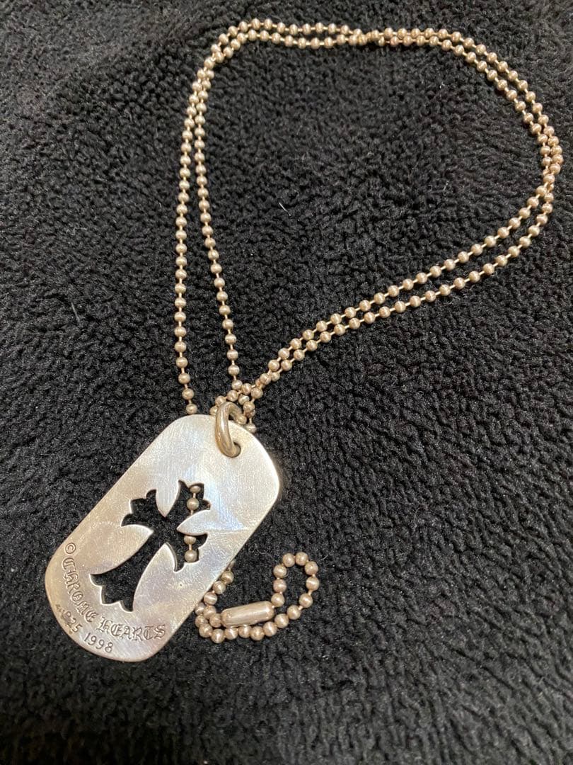 Chrome Hearts カットアウトクロス ドックタグ 1998