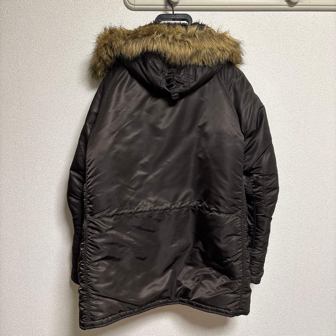 アルファ　N-3B ミリタリージャケット　ダークブラウン