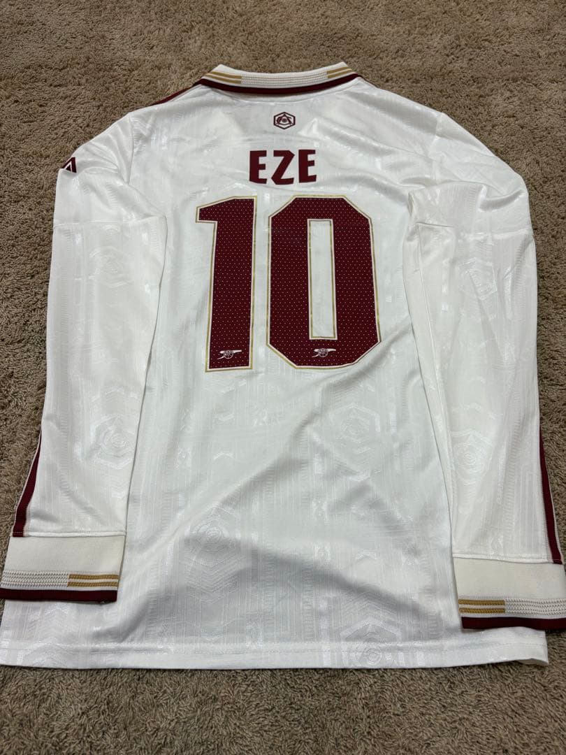 25-26 アーセナル10番 エゼ 長袖ユニフォーム