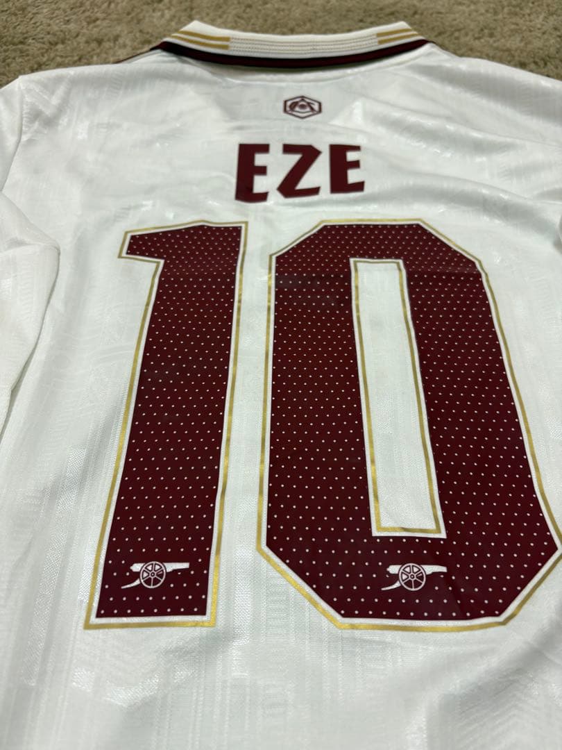 25-26 アーセナル10番 エゼ 長袖ユニフォーム