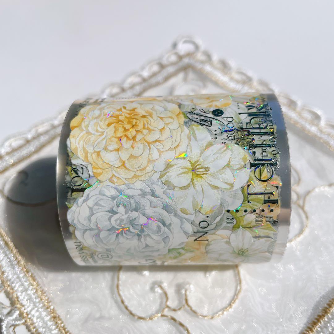 【M-531】 在野集&hoshi奶芙　春和花野　1ループ　マステ切り売り