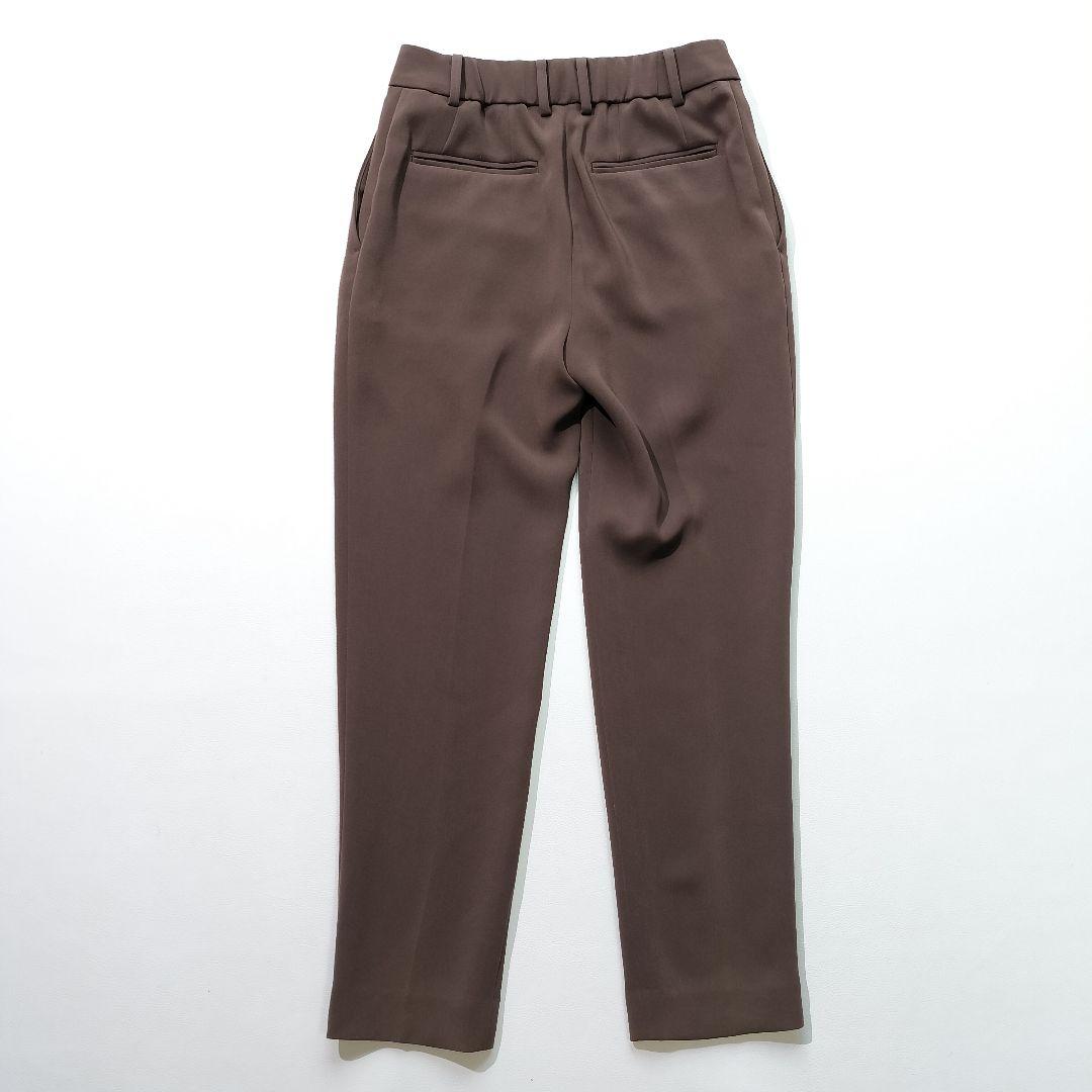 PLST プラステ トリアセブレンド セットアップ パンツスーツ ブラウン S