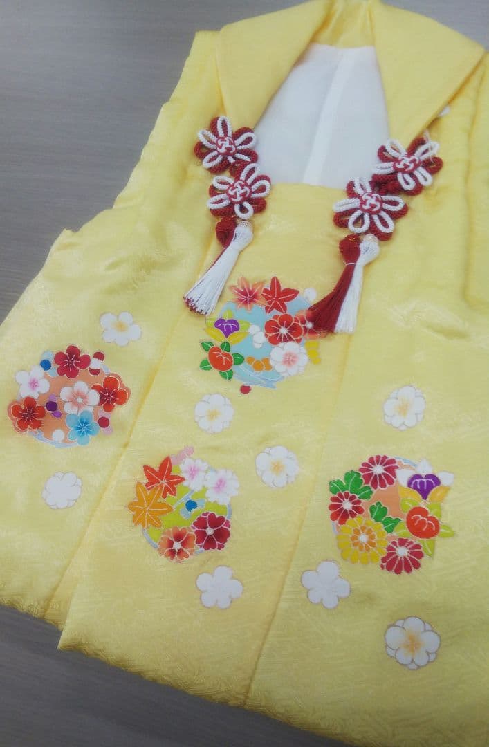 ★お値下げ★三歳お祝い着物 被布コート 京友禅