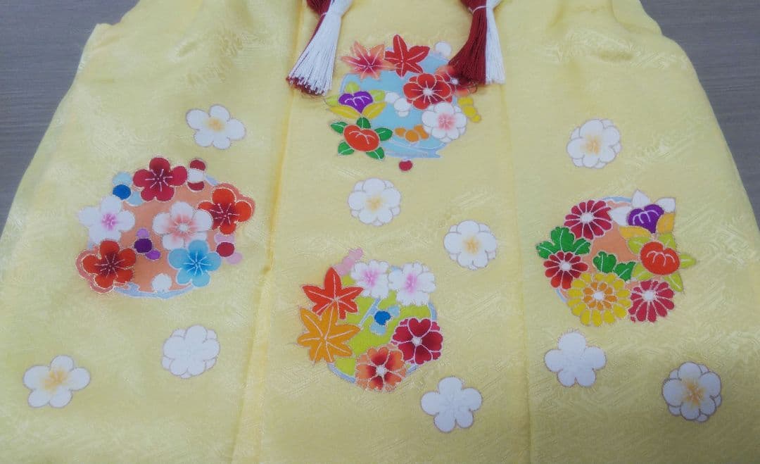 ★お値下げ★三歳お祝い着物 被布コート 京友禅