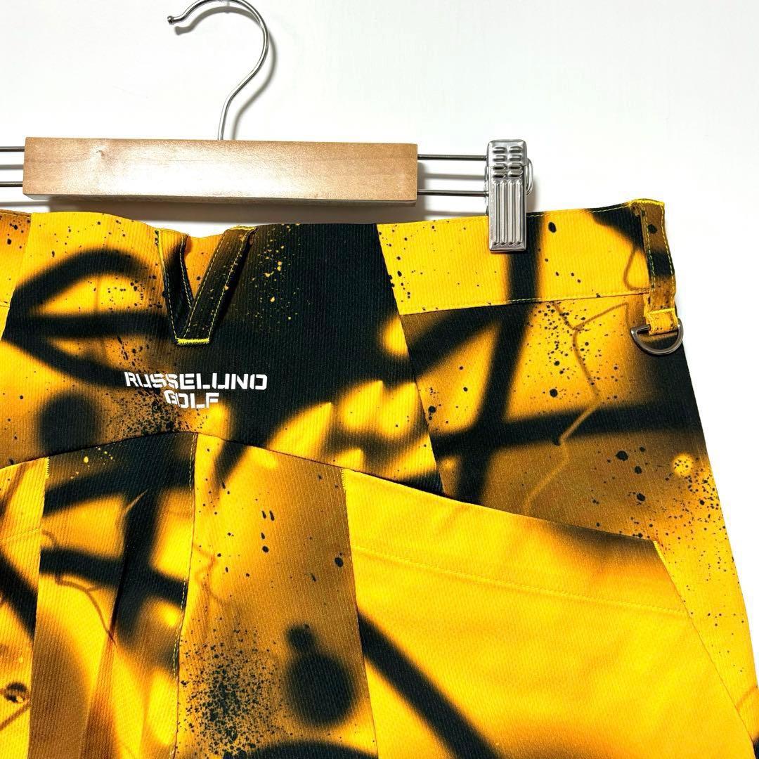 ラッセルノ ゴルフ ロゴプリント スプレー モックネック セットアップ M 4