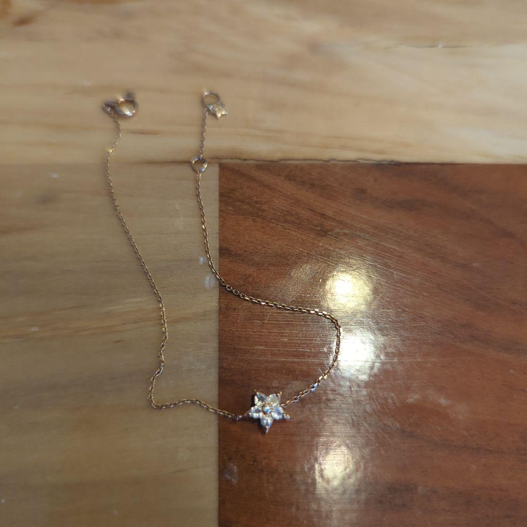 値下げ★スタージュエリー ブレスレット K10　ダイヤ付