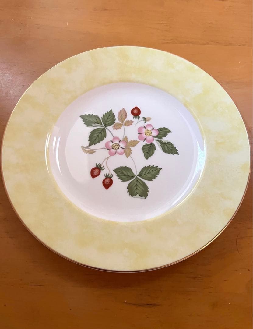 ウエッジウッド ワイルドストロベリー フルリムプレート（5色セット）