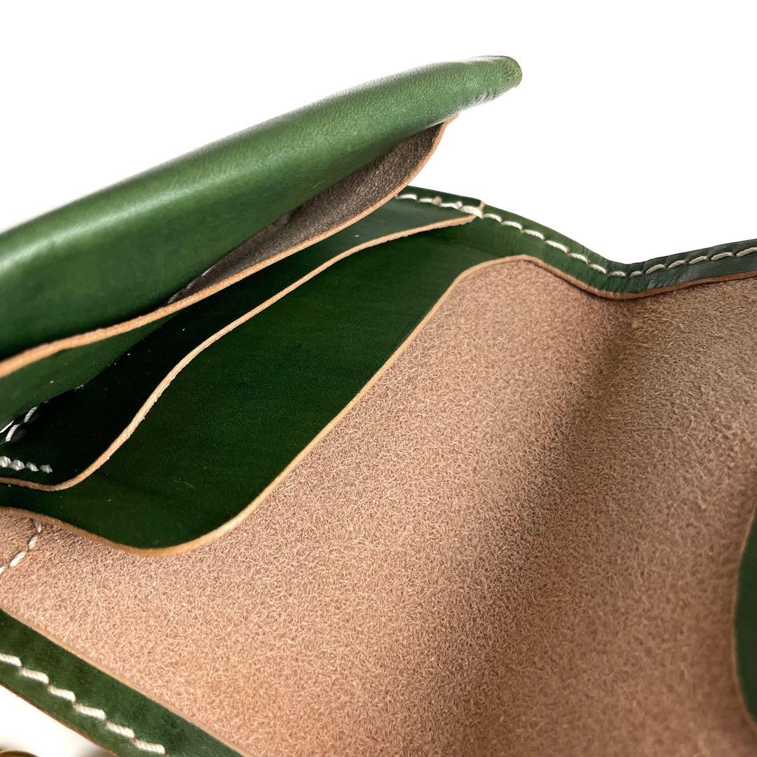 OOLJEE ミドルトラッカーウォレット 2つ折り財布 ウォレットチェーン付き