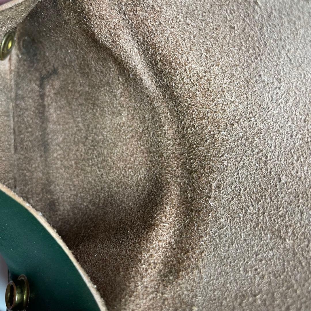 OOLJEE ミドルトラッカーウォレット 2つ折り財布 ウォレットチェーン付き