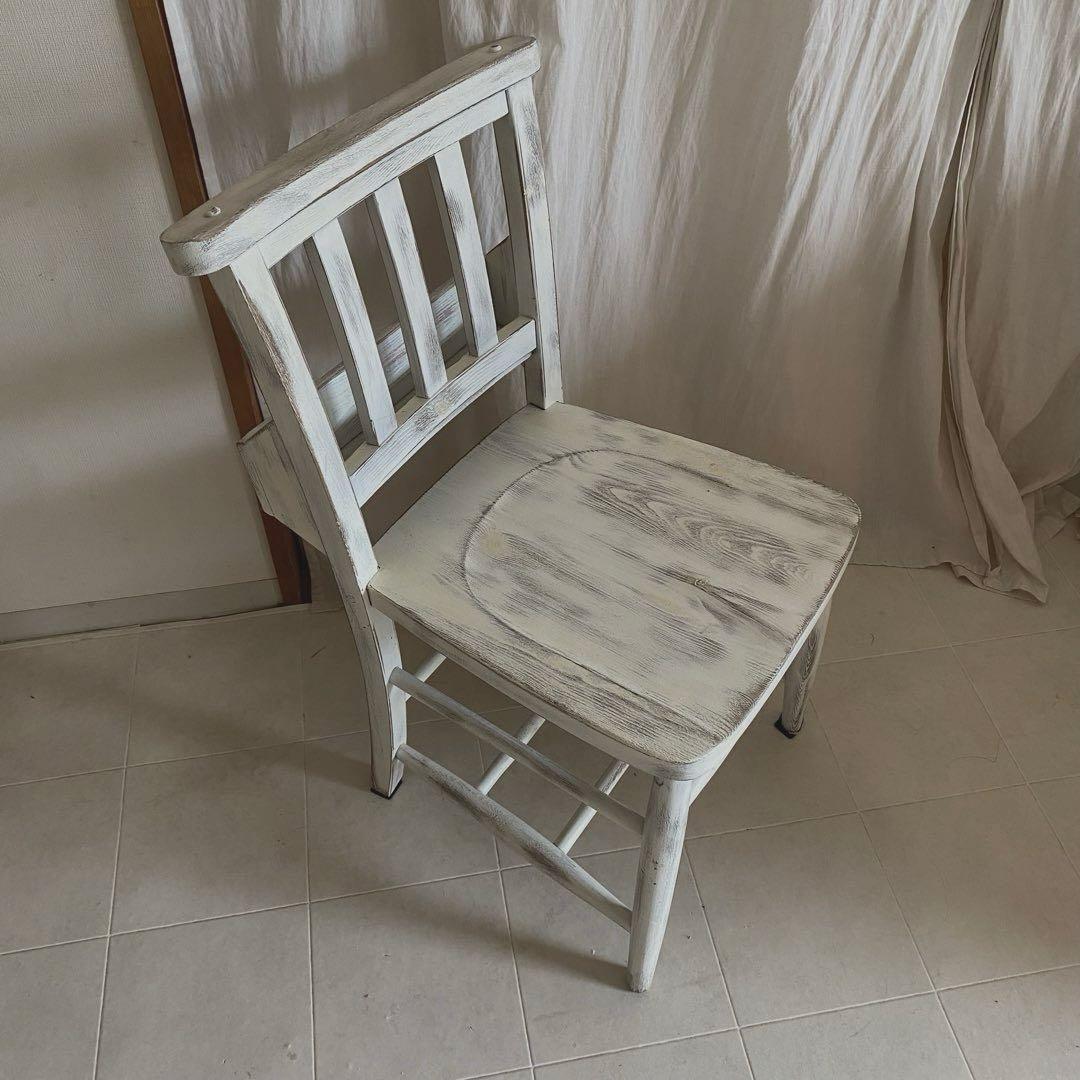 jon living 北欧　シャビーシック　チャーチチェア　椅子　チェア　白家具