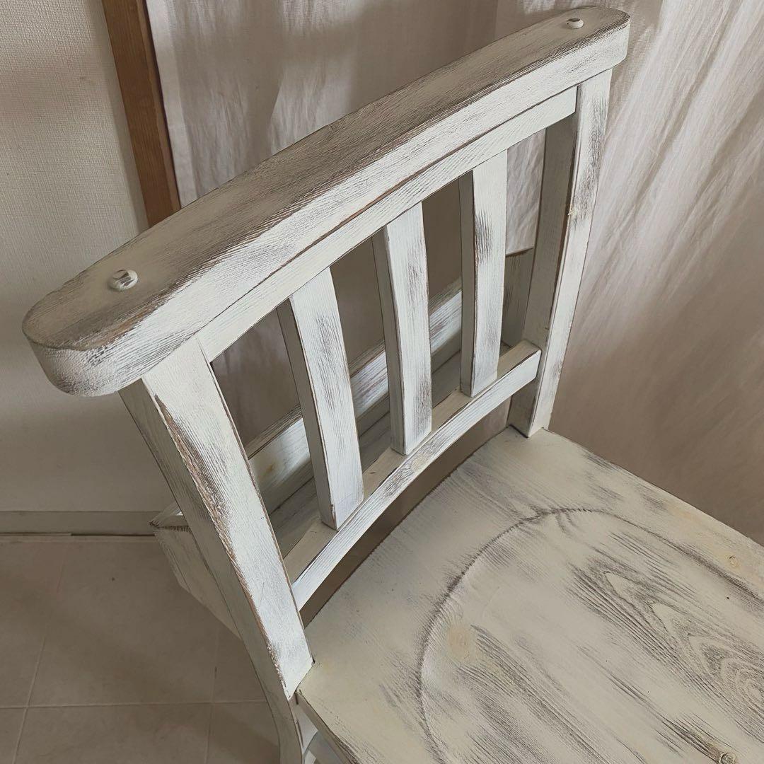 jon living 北欧　シャビーシック　チャーチチェア　椅子　チェア　白家具