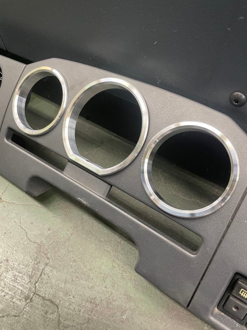 ジムニーJA22JA12 JB32 アルミ削り出し メーター エアコンリング