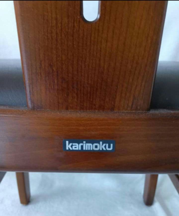 カリモク椅子　１人掛け椅子　ダイニングチェア　木製椅子　②　karimoku