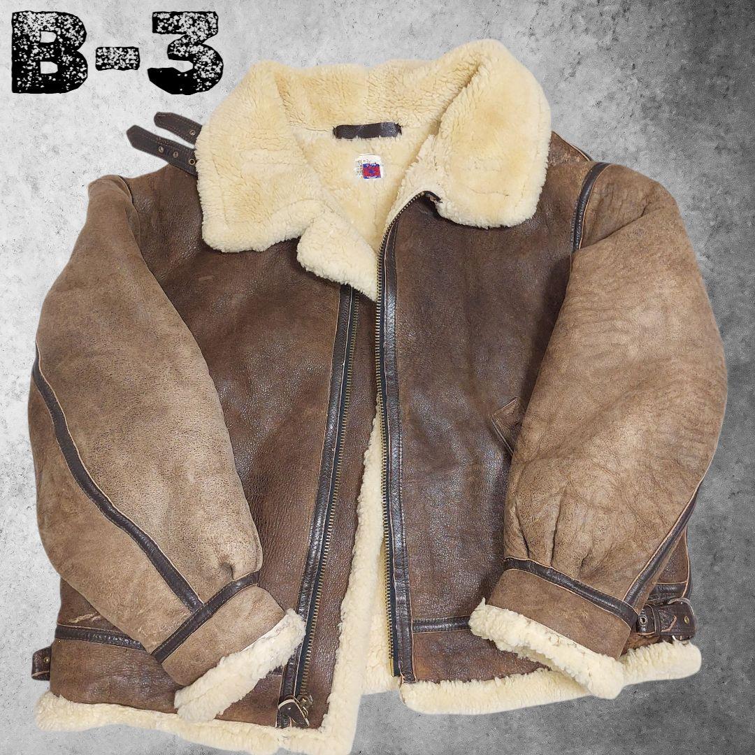 ムートン　フライトジャケットB3【ORCHARD MOTORCYCLE B3 】