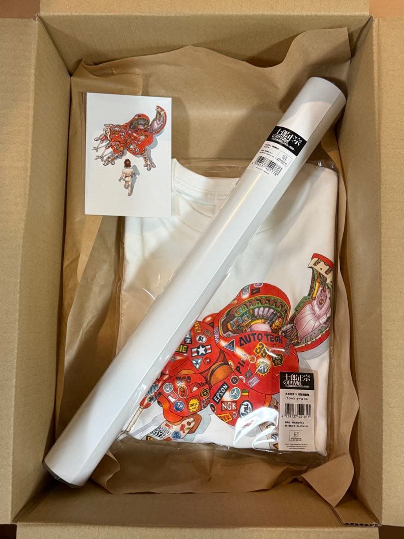 士郎正宗　大友克洋　攻殻機動隊　Tシャツ XL ポスター ポストカード 3点