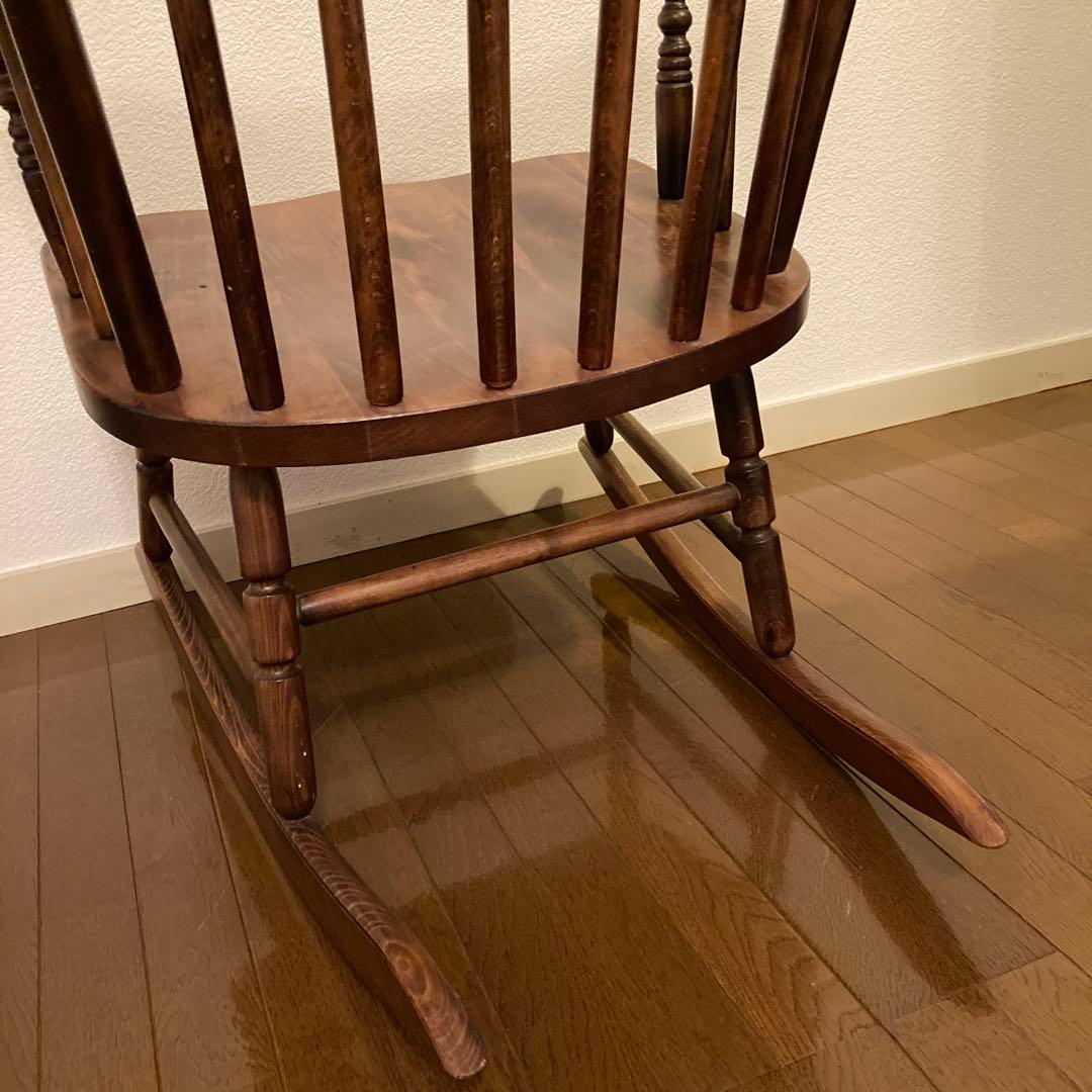 【只今お買い得価格】ロッキングチェア・レトロ・アンティーク木製椅子