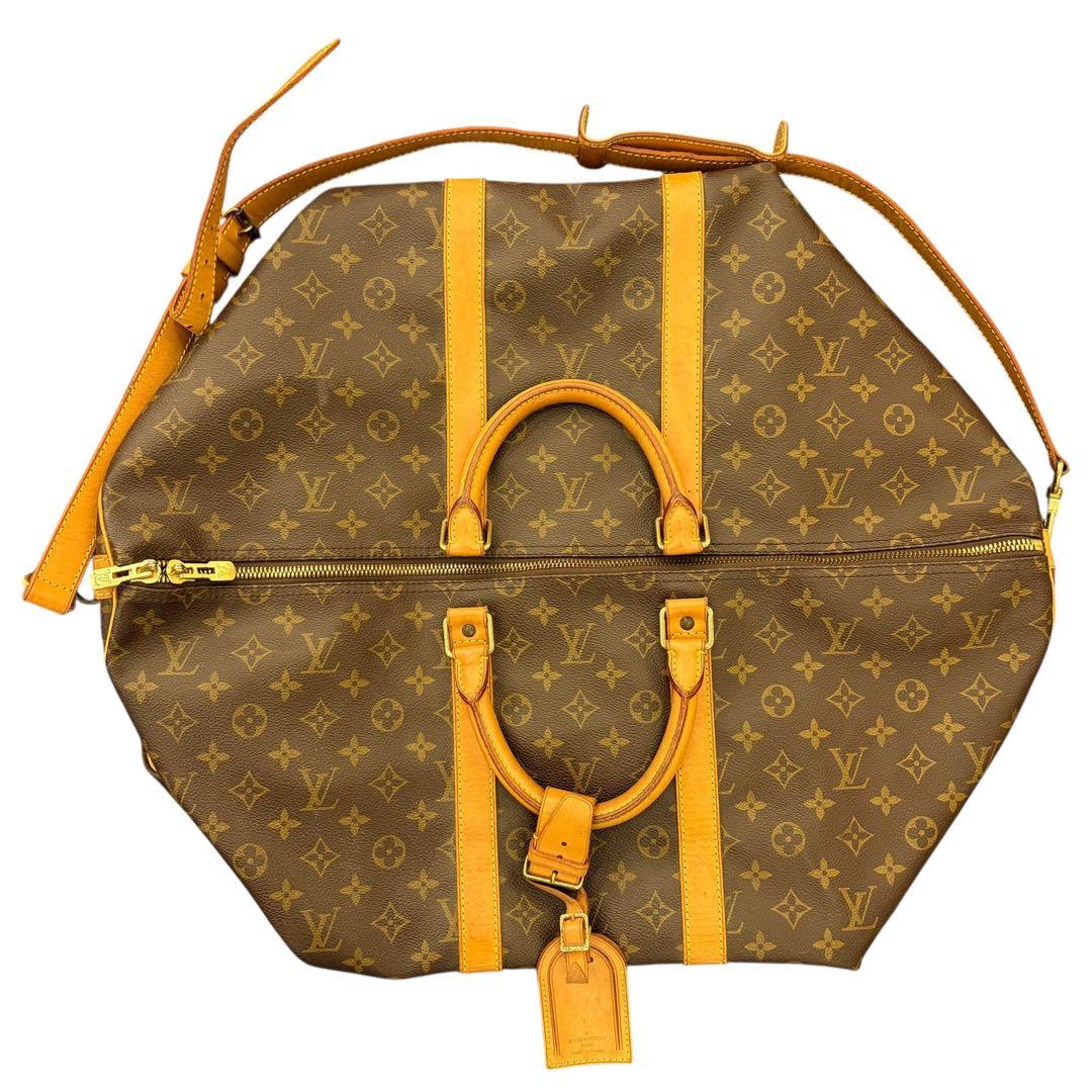 [鑑定済] ルイヴィトン モノグラム キーポルバンドリエール55 M41414