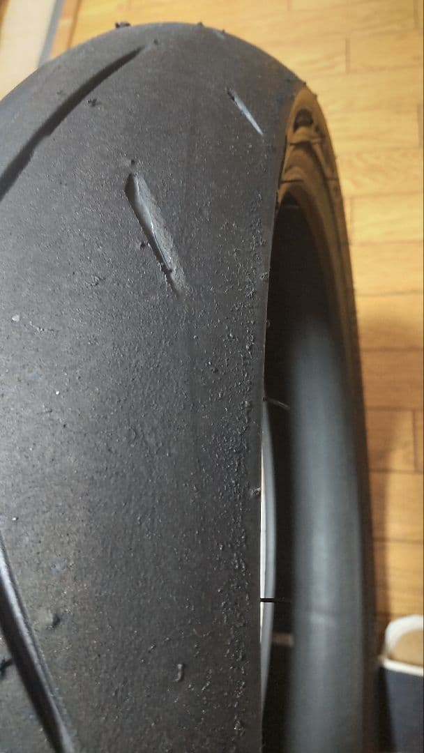 DUNLOP α13SP 110/70R 17 140/70R17（リア新品）