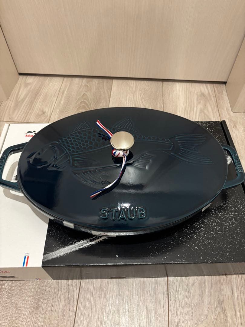 STAUB フィッシュシグネチァーオーバルホットプレート　ラ・メール　32cm