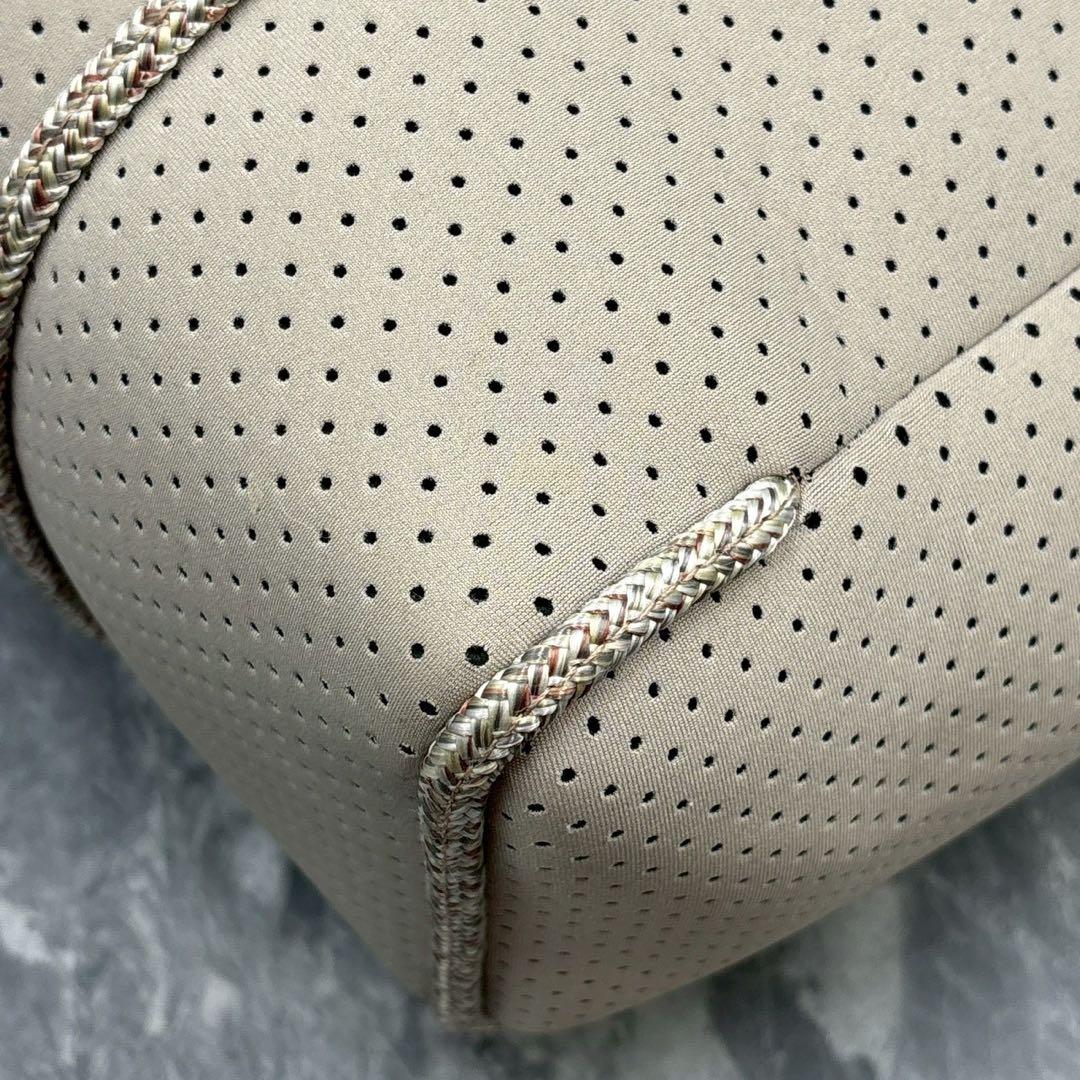 【美品】ステイトオブエスケープ エスケープトート ベージュ×ピンク