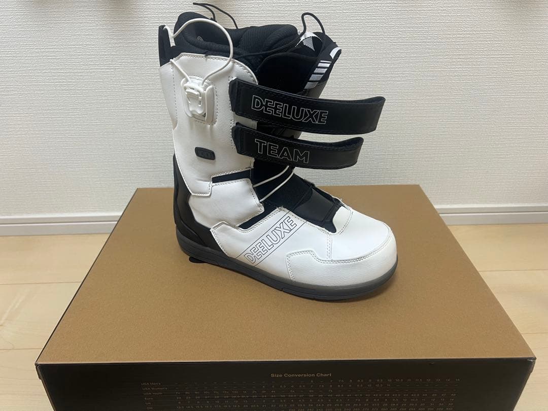DEELUXE TEAM スノーボードブーツ FLUX ビンディングXFオレンジ