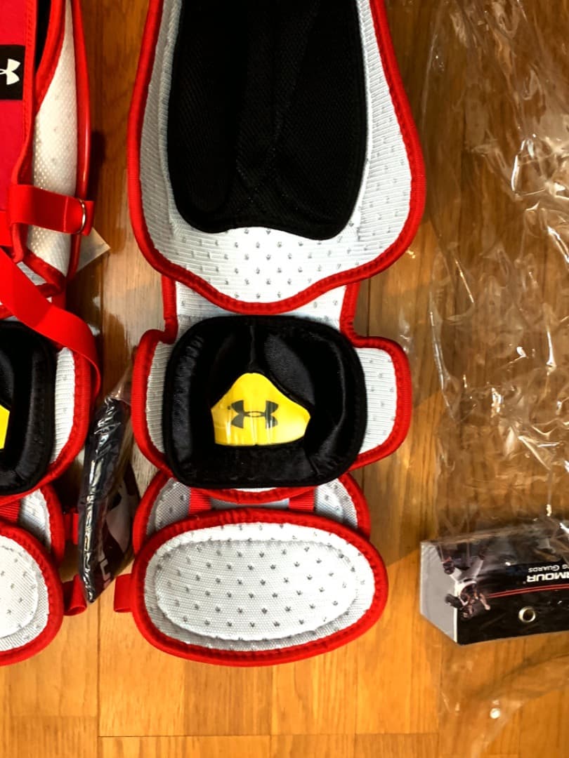 新品USA限定発売モデル☆アンダーアーマー☆キャッチャー3点セット☆大人用☆赤