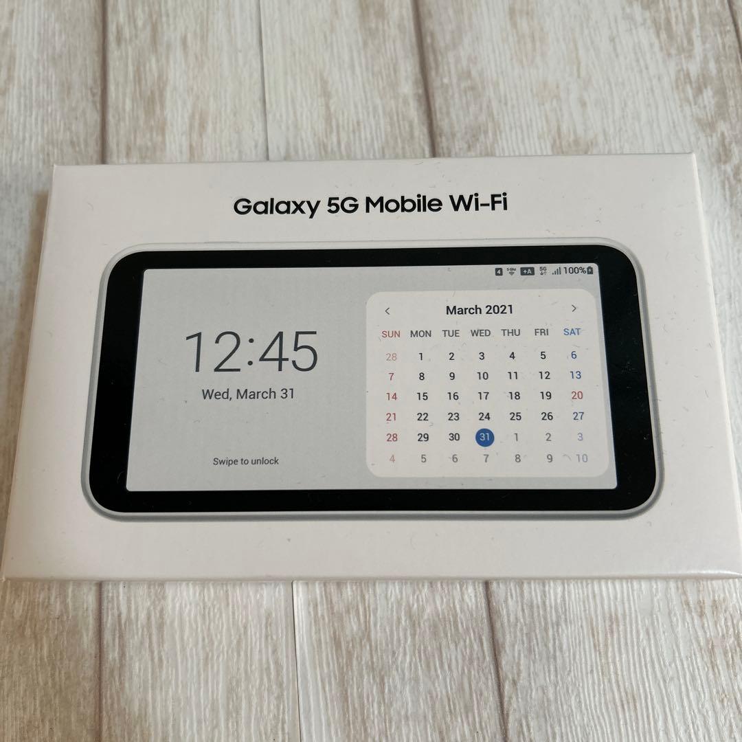 ルーター・ネットワーク機器 Galaxy 5G Mobile Wi-Fi SCR01 White