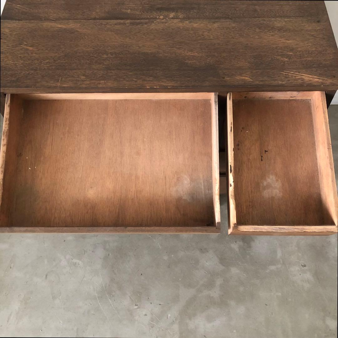 昭和　レトロ　アンティーク　ヴィンテージ　古家具　古道具　古民家　片袖机　勉強机