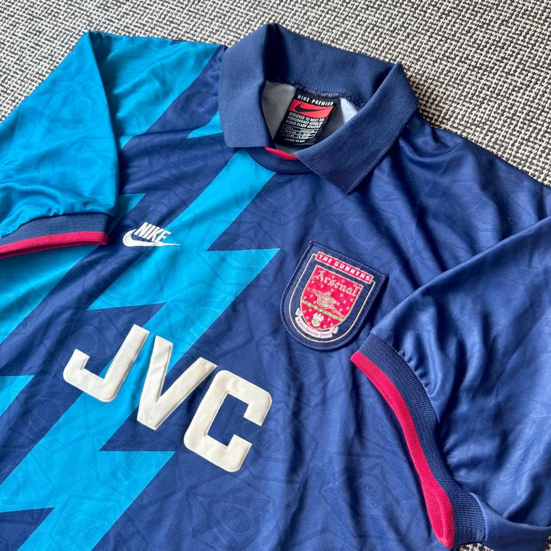 【希少アウェイモデル】アーセナル ９５／９６（A）JVC／襟付きモデル