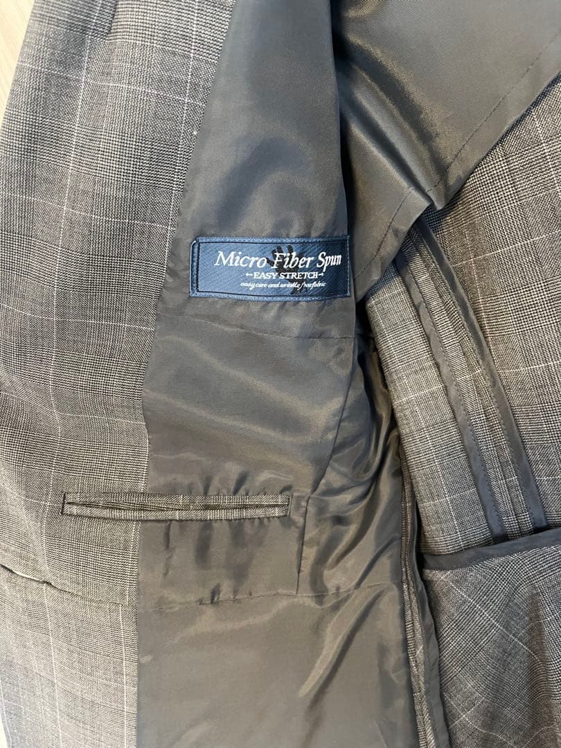 【美品】THE SUIT COMPANY スーツ　上下セットアップ チェック柄