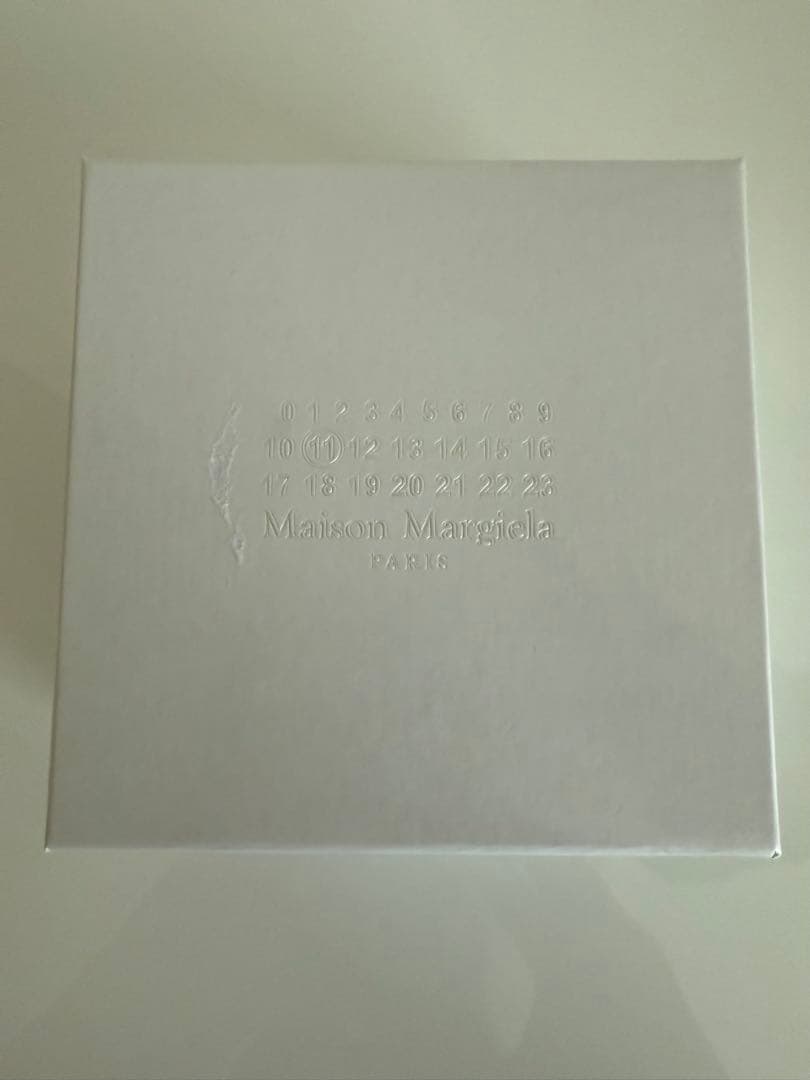 Maison Margiela シルバー ロゴ カフ バングル ブレスレット