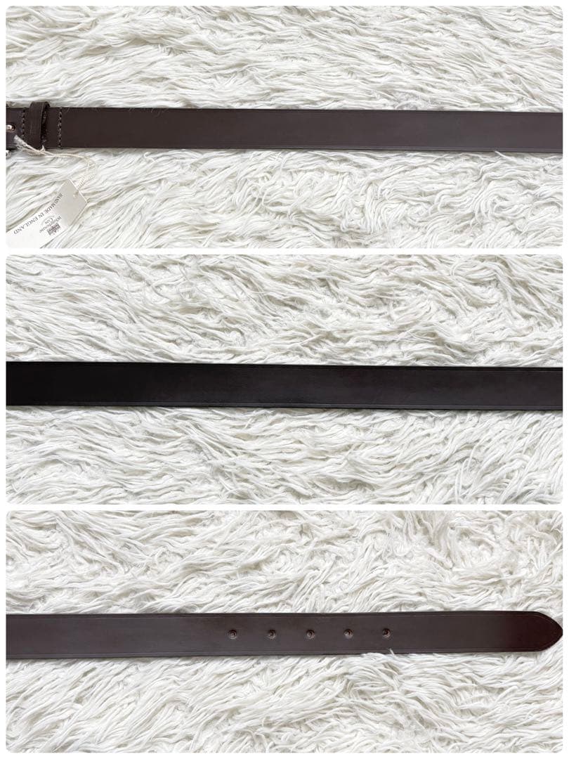 未使用タグ付き　Whitehouse Cox Bridel Leather 茶色