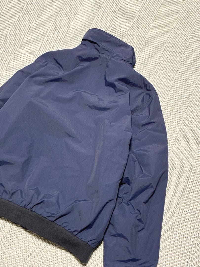美品 00s L.L.Bean ウォームアップジャケット M ネイビー フリース