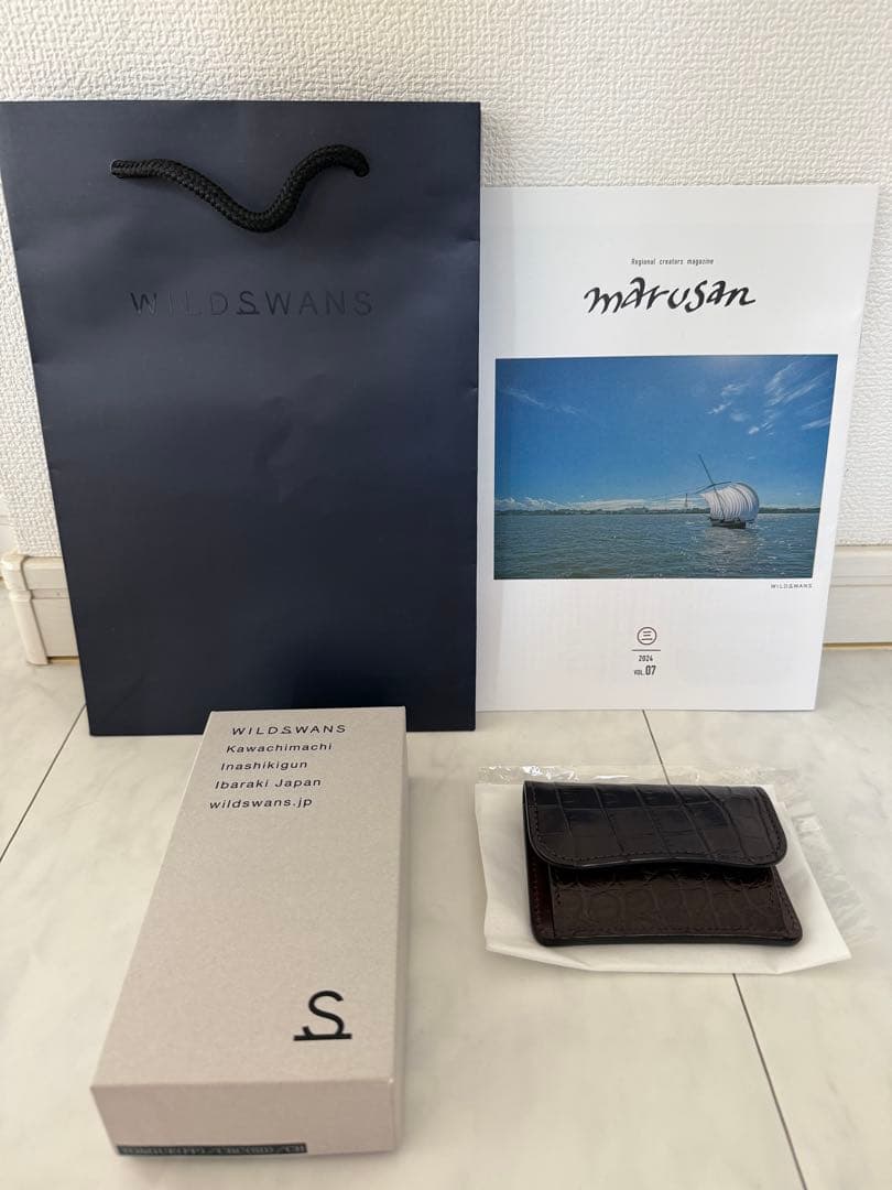 【限定品】WILD SWANS クロコ　タング　ほぼ未使用
