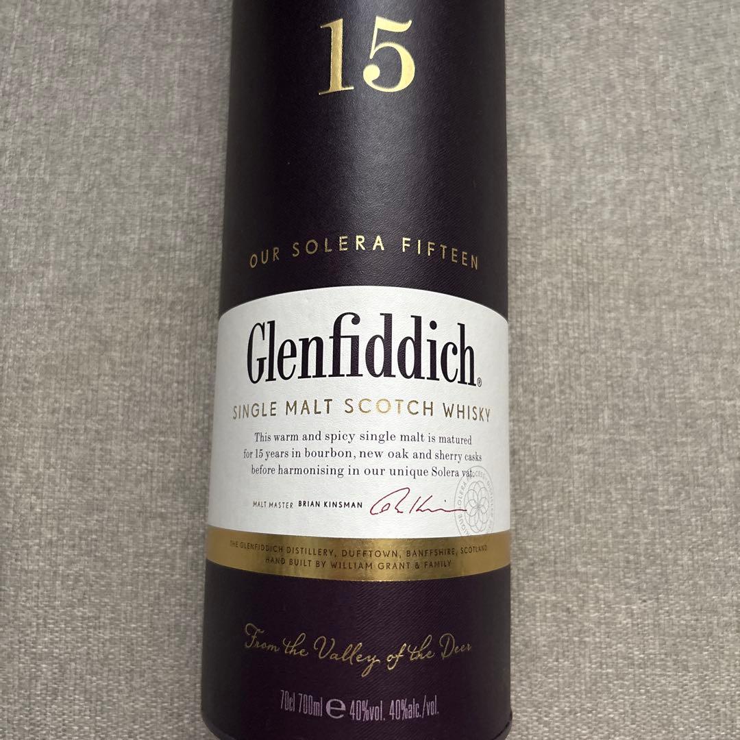Glenfiddich 15年 シングルモルトウイスキー 700ml