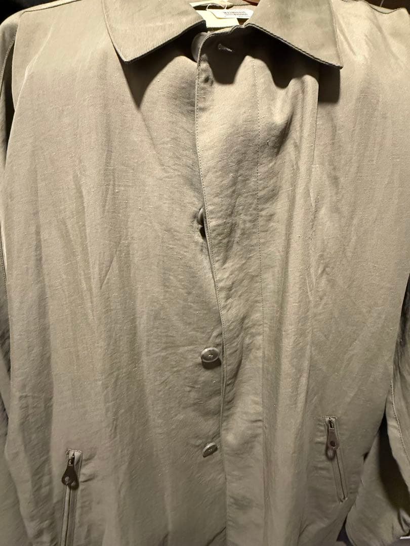 ジョルジオアルマーニ　ハーフコート　トレンチコート　50 タグ付き　比翼