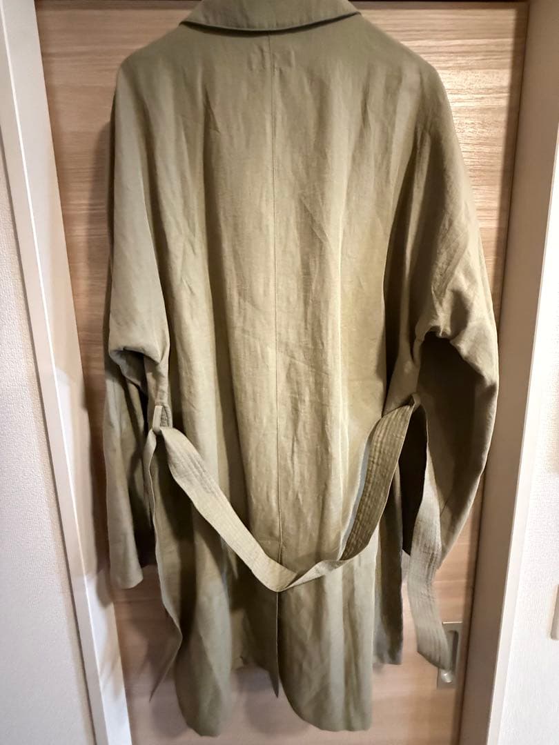 ジョルジオアルマーニ　ハーフコート　トレンチコート　50 タグ付き　比翼