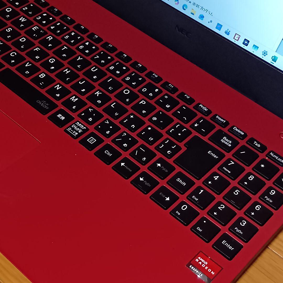 NEC ノートパソコン　N1565/A バッテリー✕　Ryzen7