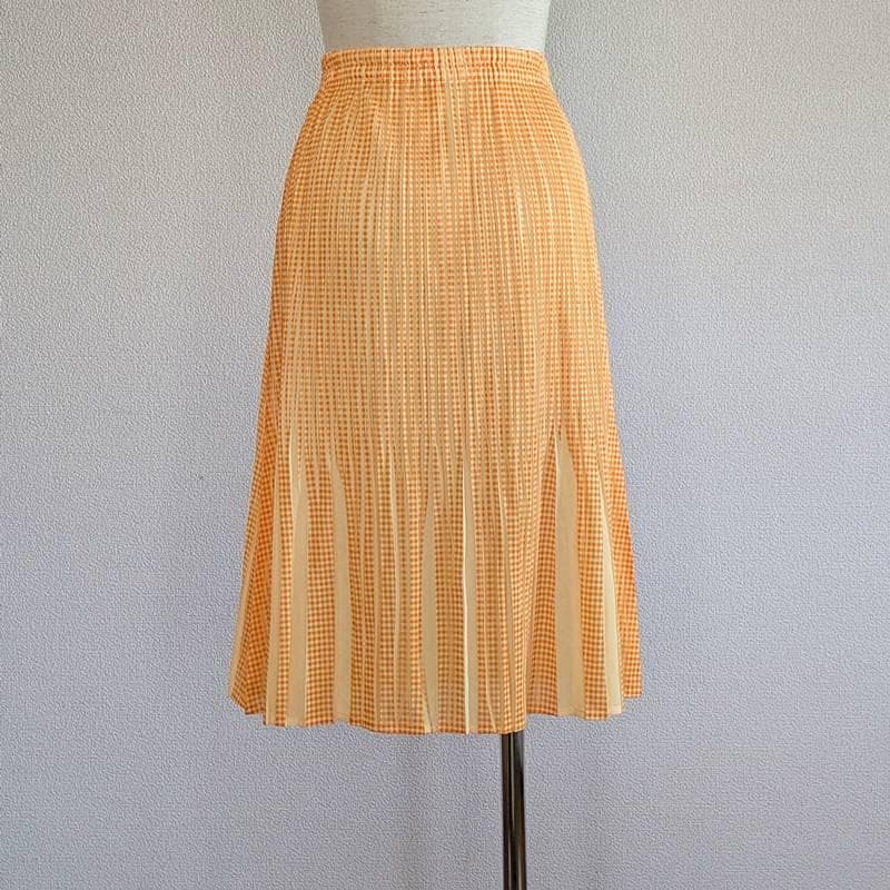 イッセイミヤケ◆PLEATS PLEASE◆スカート◆ひざ丈◆♯2(7221)
