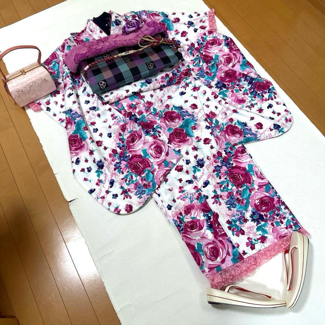 きょんちゃんNo.85 ジュニア　　着物セット　　　メゾピアノ