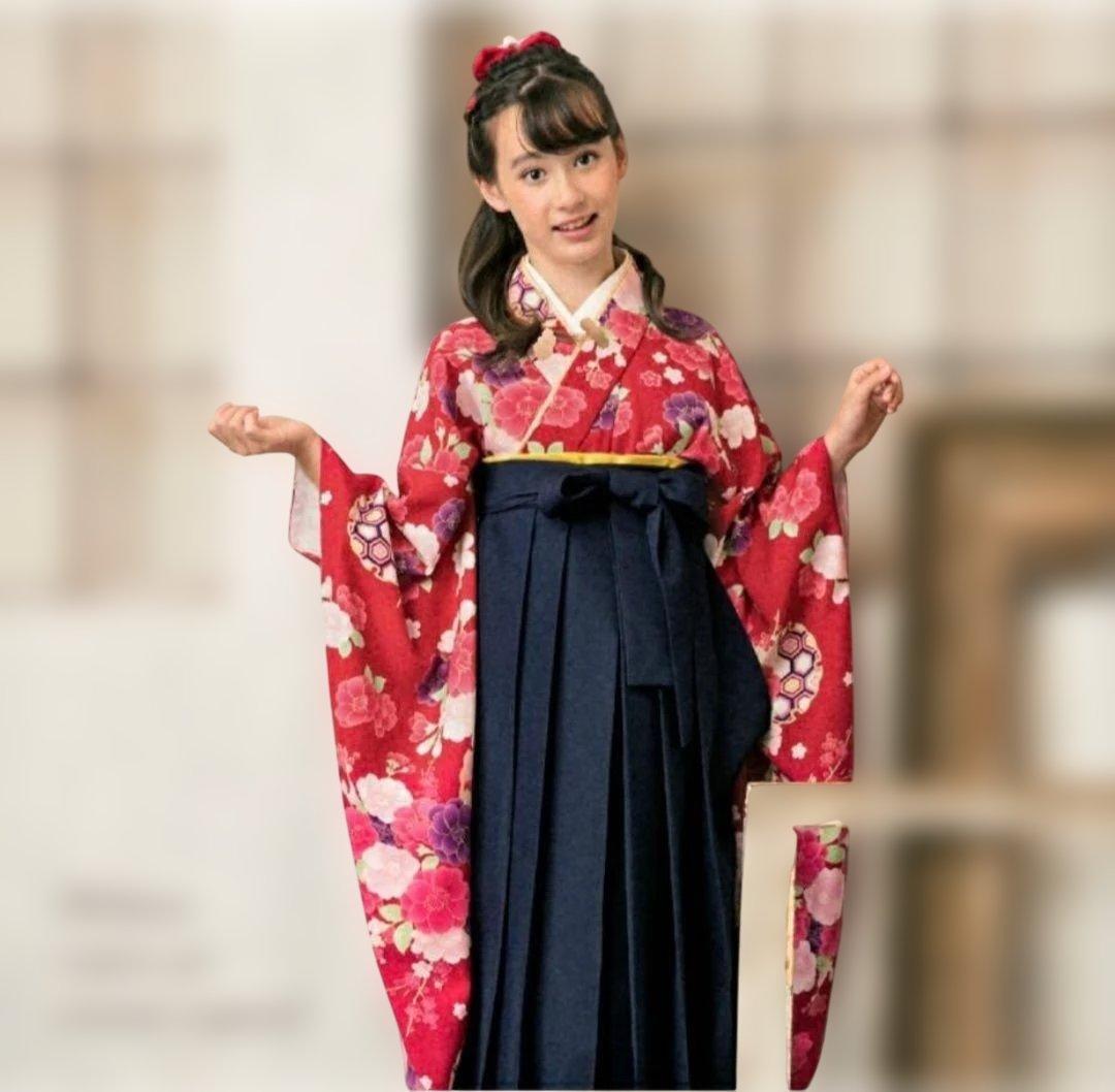 【りんご】小学校卒業式 袴 アサリナ 150cm