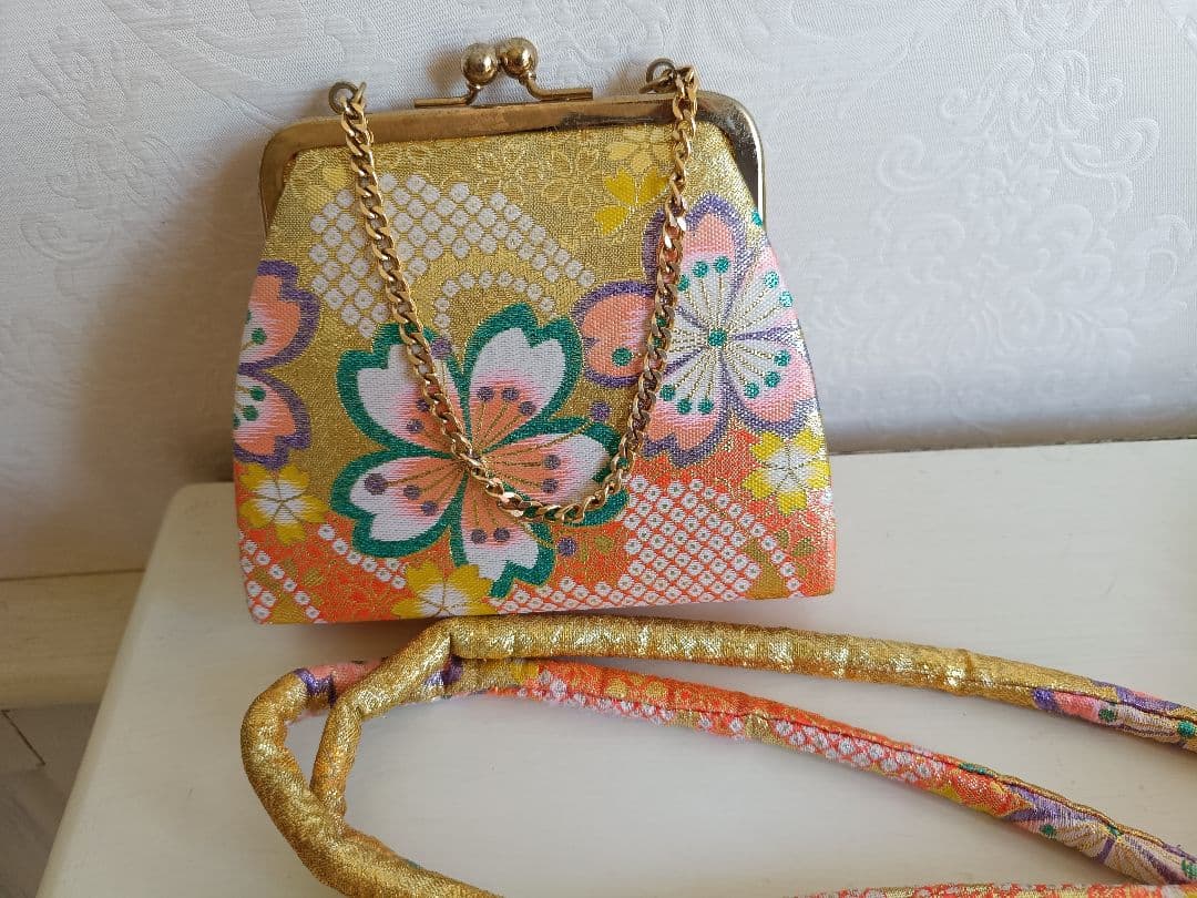 専用☆アンティークカラフル着物に作り帯セット☆七五三　７歳　女の子