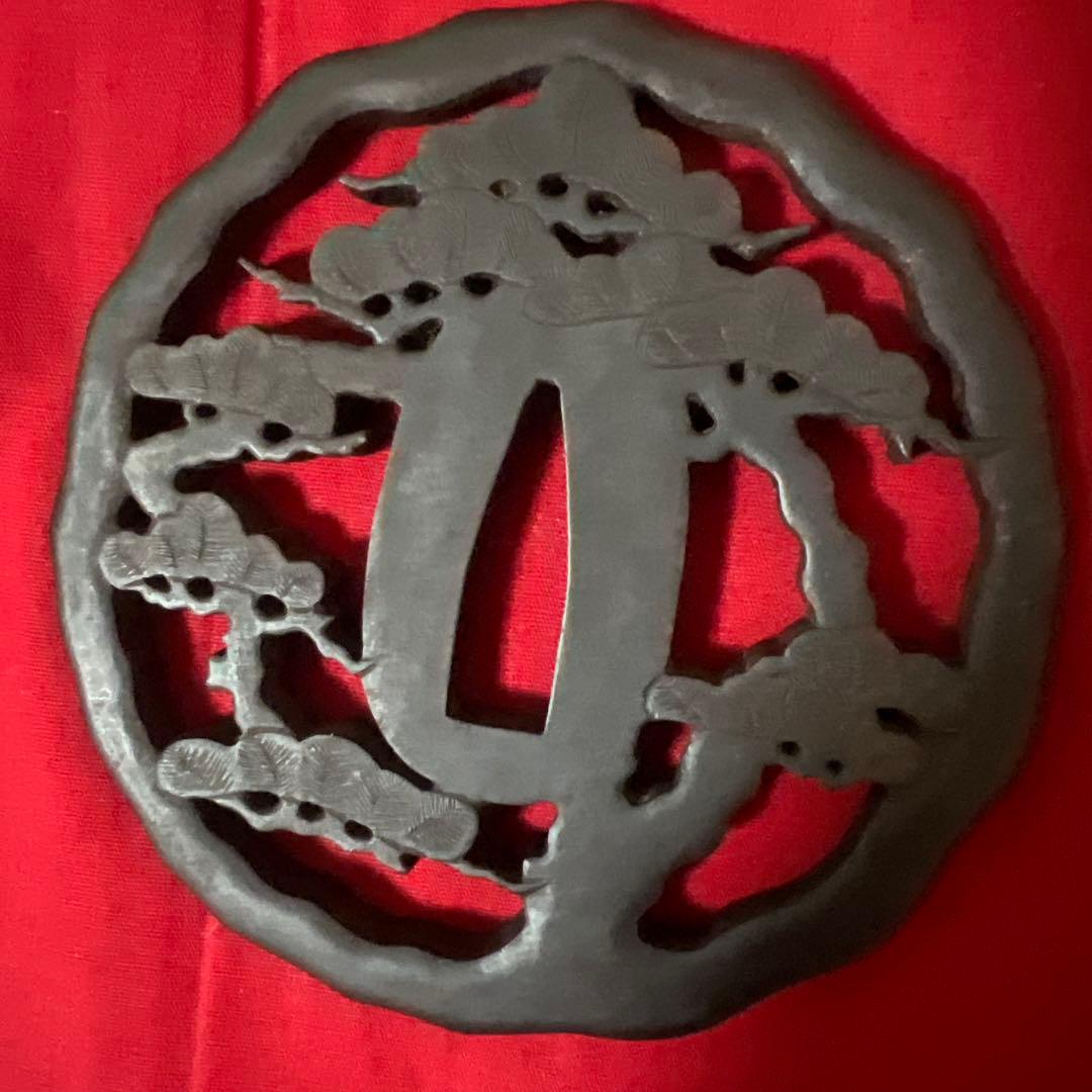 鍔 鐔 ツバ 刀装具 日本刀 刀剣 アンティーク 骨董品 美術品